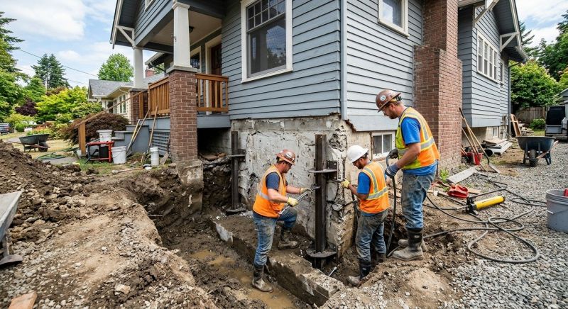 Our team working on Concrete Installation projects in Easton, MD