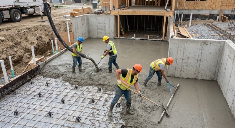 Basement Concrete Installation in Queen Annes County, MD