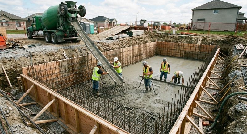 Basement Concrete Pouring in Easton, MD