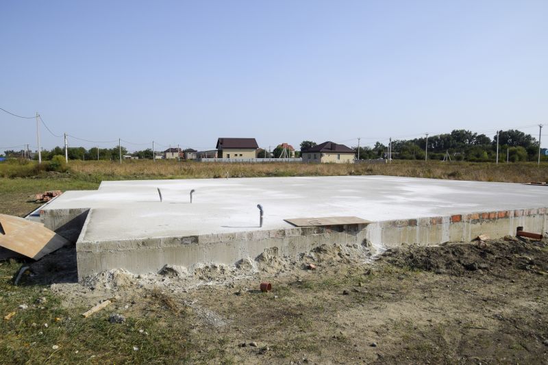 Basement Slab Installation in Easton, MD