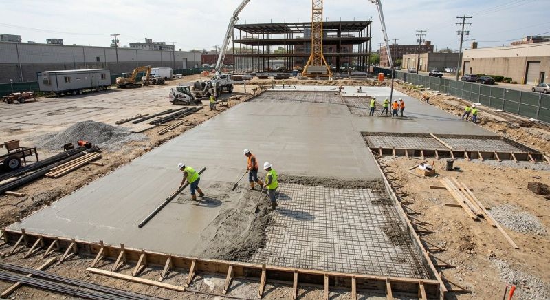 Commercial Slab Construction in Goldsboro, MD