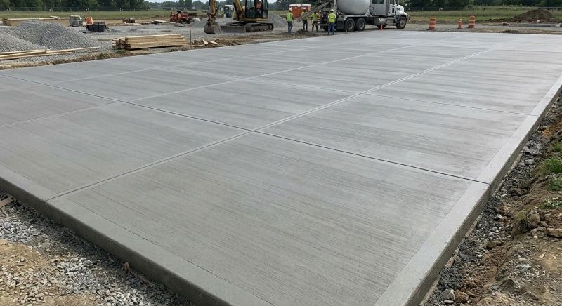 Commercial Slab Installation in Easton, MD