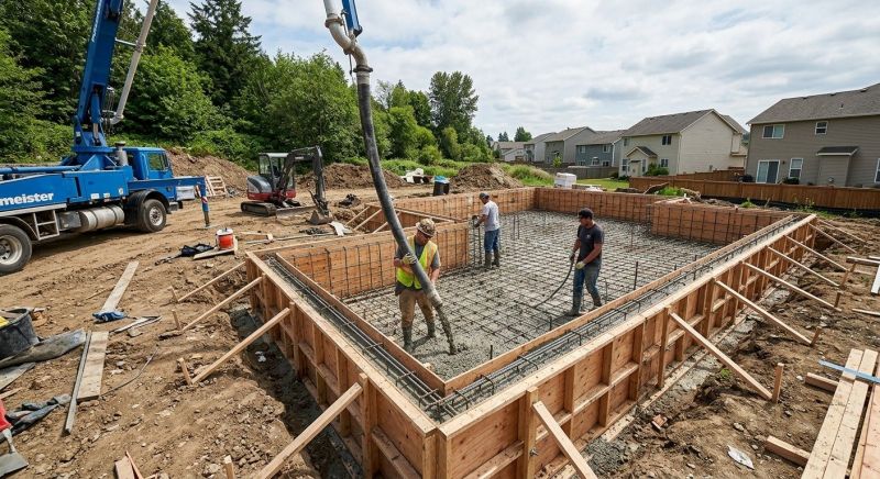 Concrete Foundation Installation in Chester, MD