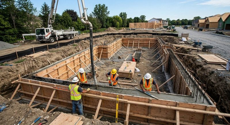 Concrete Foundation Installation in Goldsboro, MD