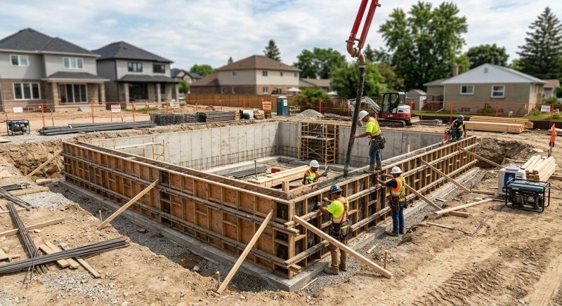 Foundation Construction in Queenstown, MD