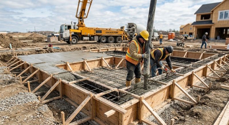 Foundation Wall Pouring in Centreville, MD