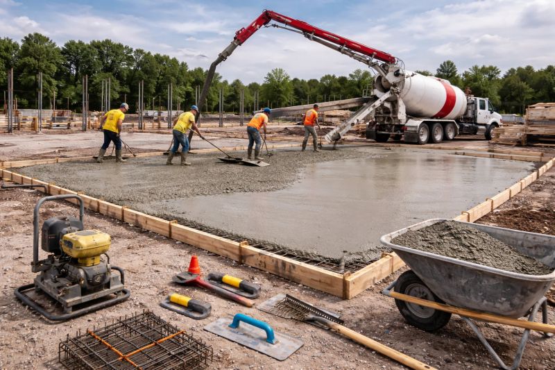Commercial Slab Installation